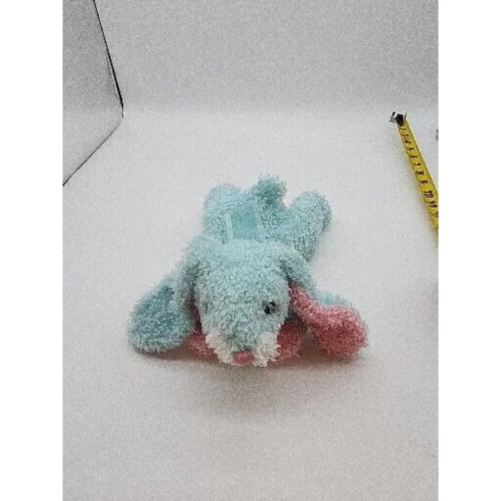 Dan Dee Collector’s Choice Pink Blue Floppy Ear Bunny Rabbit Plush‎ Laying Down